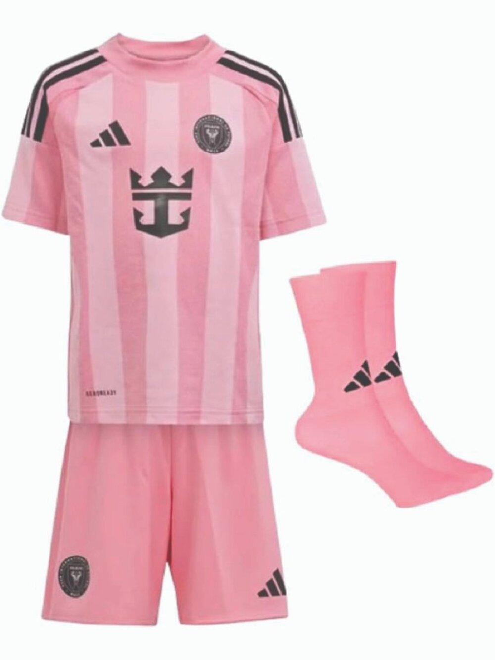 PICK SIZE ~ Adidas Inter Miami Cf 25/26 Messi Home Kids Jersey Shorts Sock Set